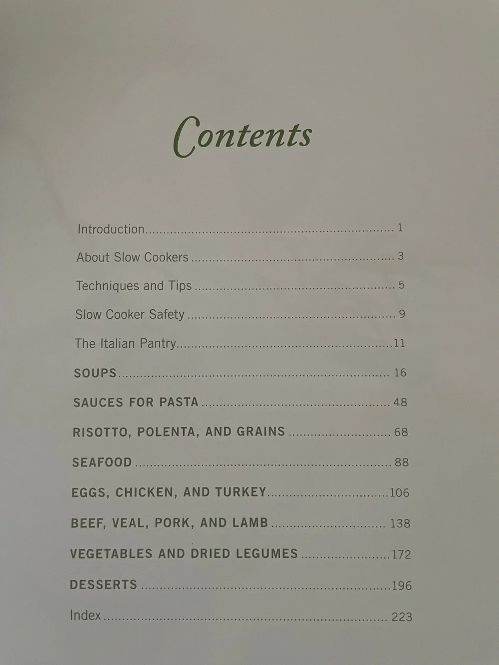 The Italian Slow Cooker book by Michele Scicolone, 232 pages, soft cover.